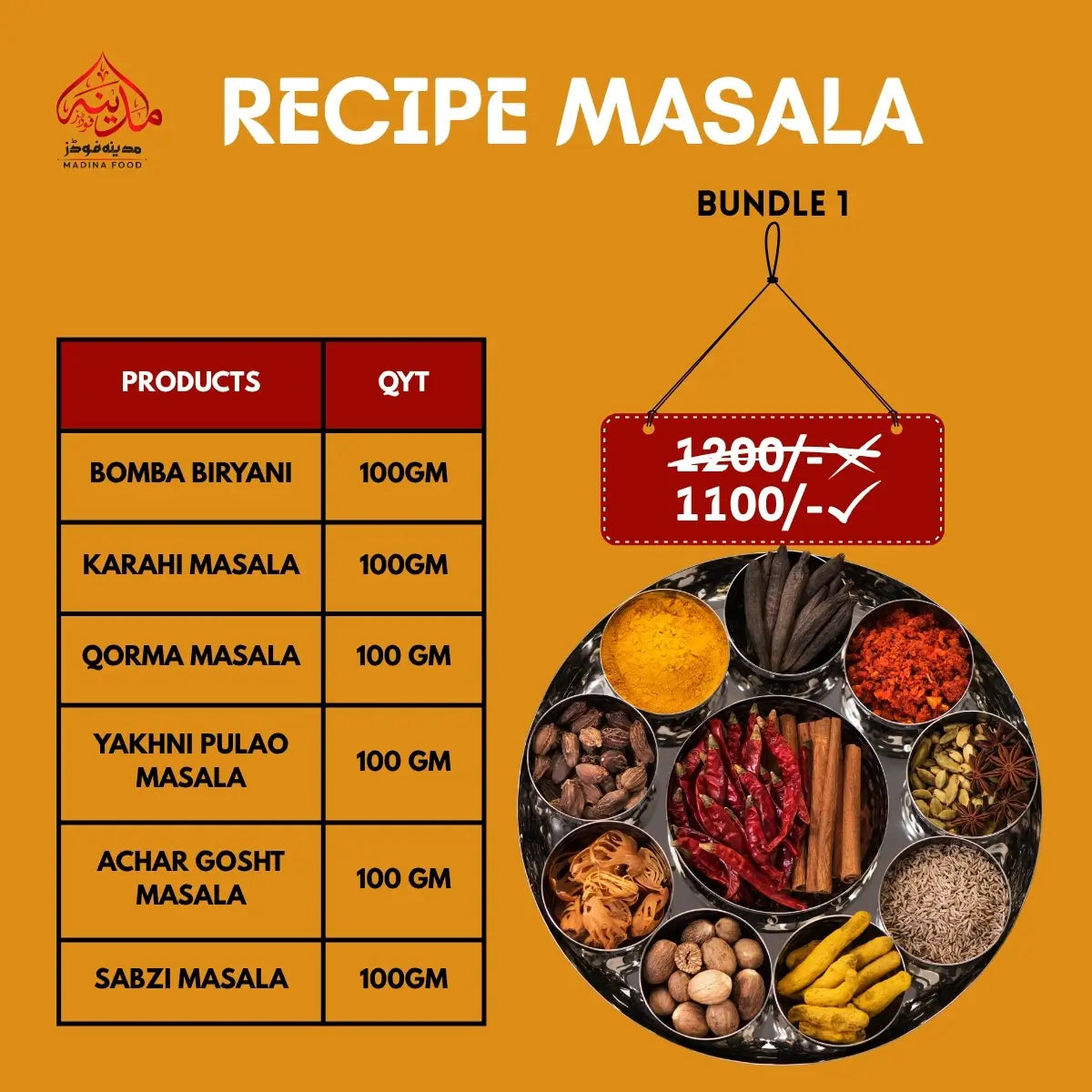 Recipe Masala Bundle 1